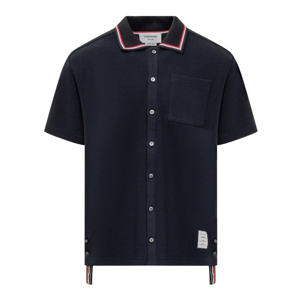 Thom Browne Overhemd met knopen Blue Heren