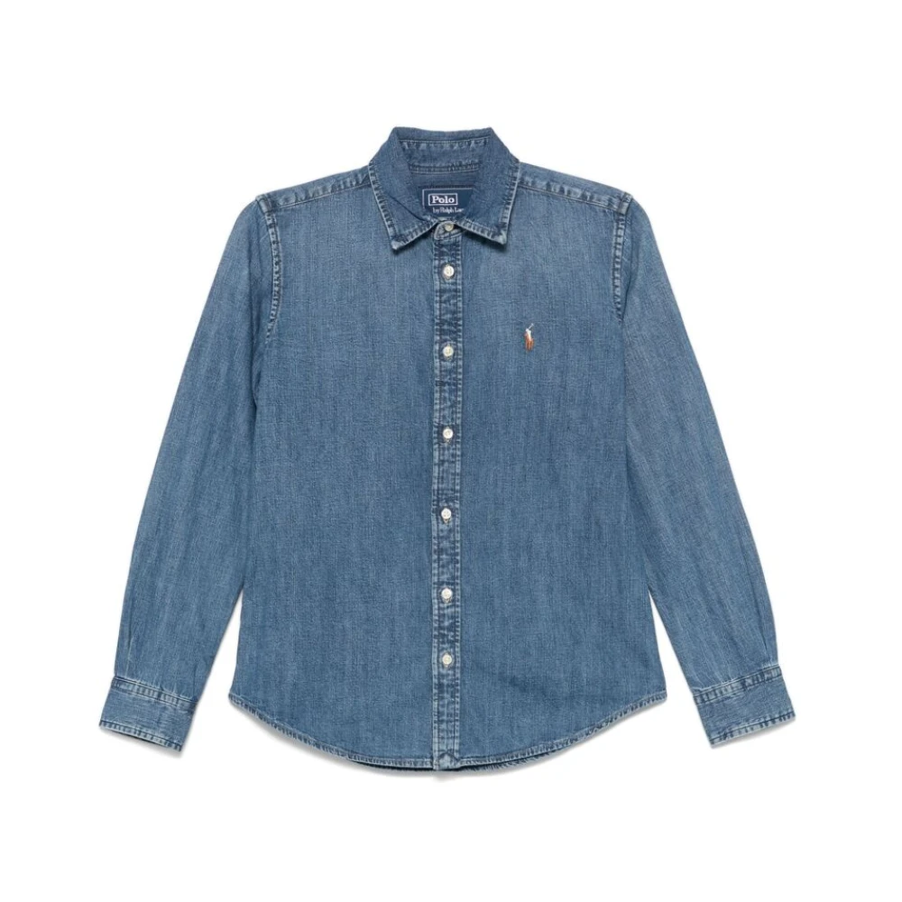 Ralph Lauren Overhemd Blue Dames