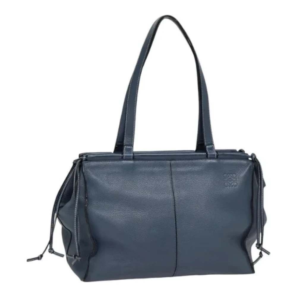 Loewe Pre-owned Leather totes Blue Dames
