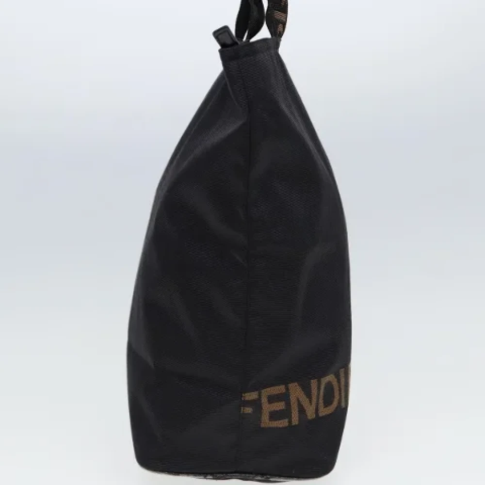 Fendi Vintage Pre-owned Canvas totes Black Dames