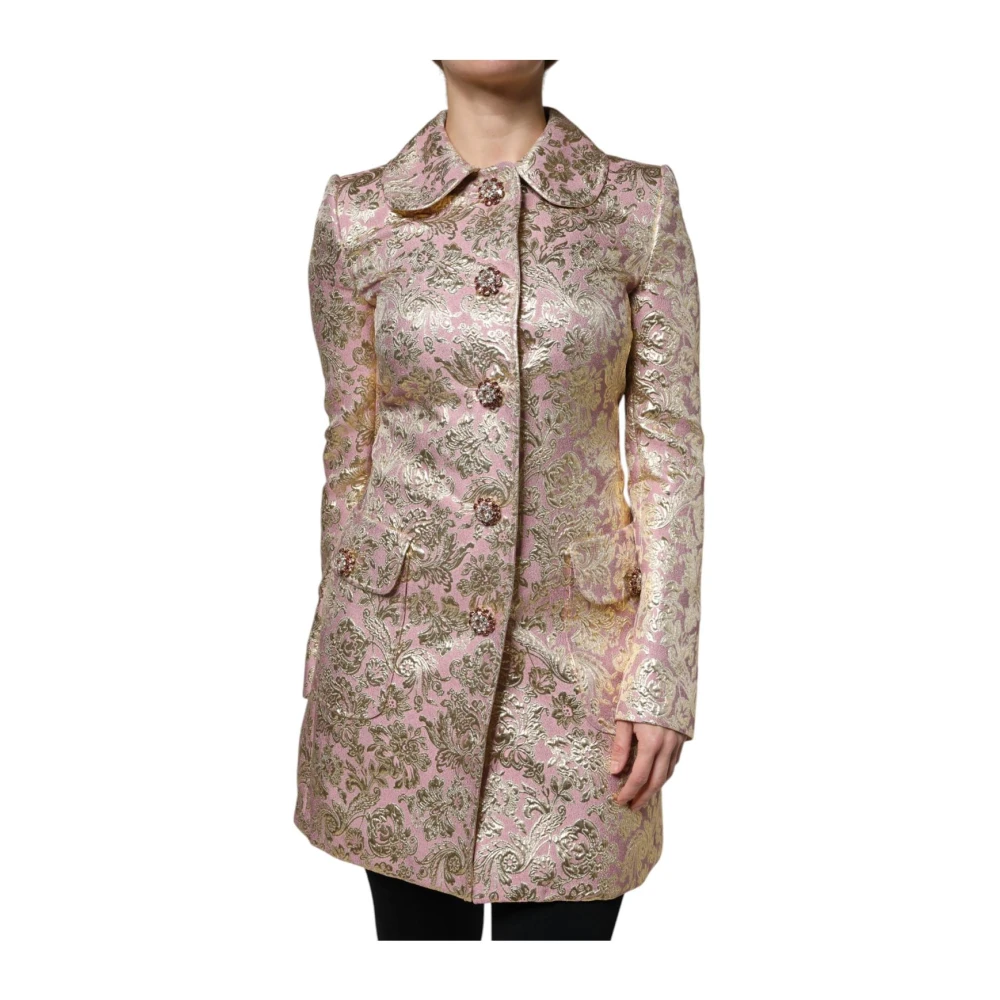 Dolce & Gabbana Brokaatjas Model Jkt3288 Multicolor Dames