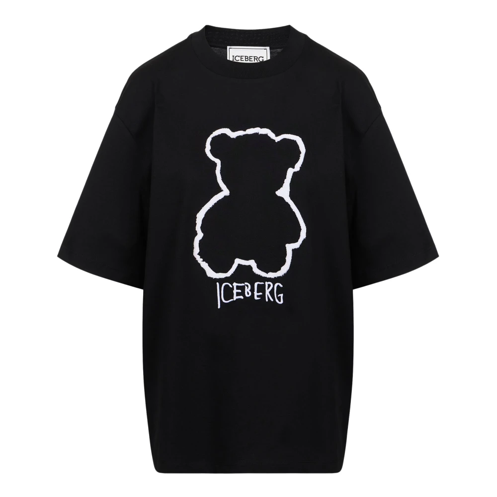 Iceberg - Tops > T-Shirts - Black - Iceberg - Modalova