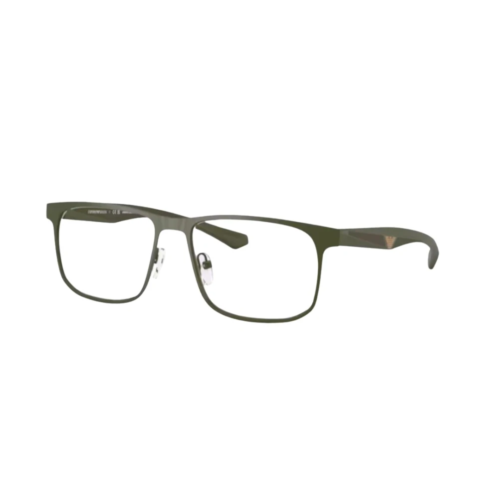 Emporio Armani Ea1163 Square Eyeglasses - Unisex - Glasses - Green - 55 Mm - Accessories