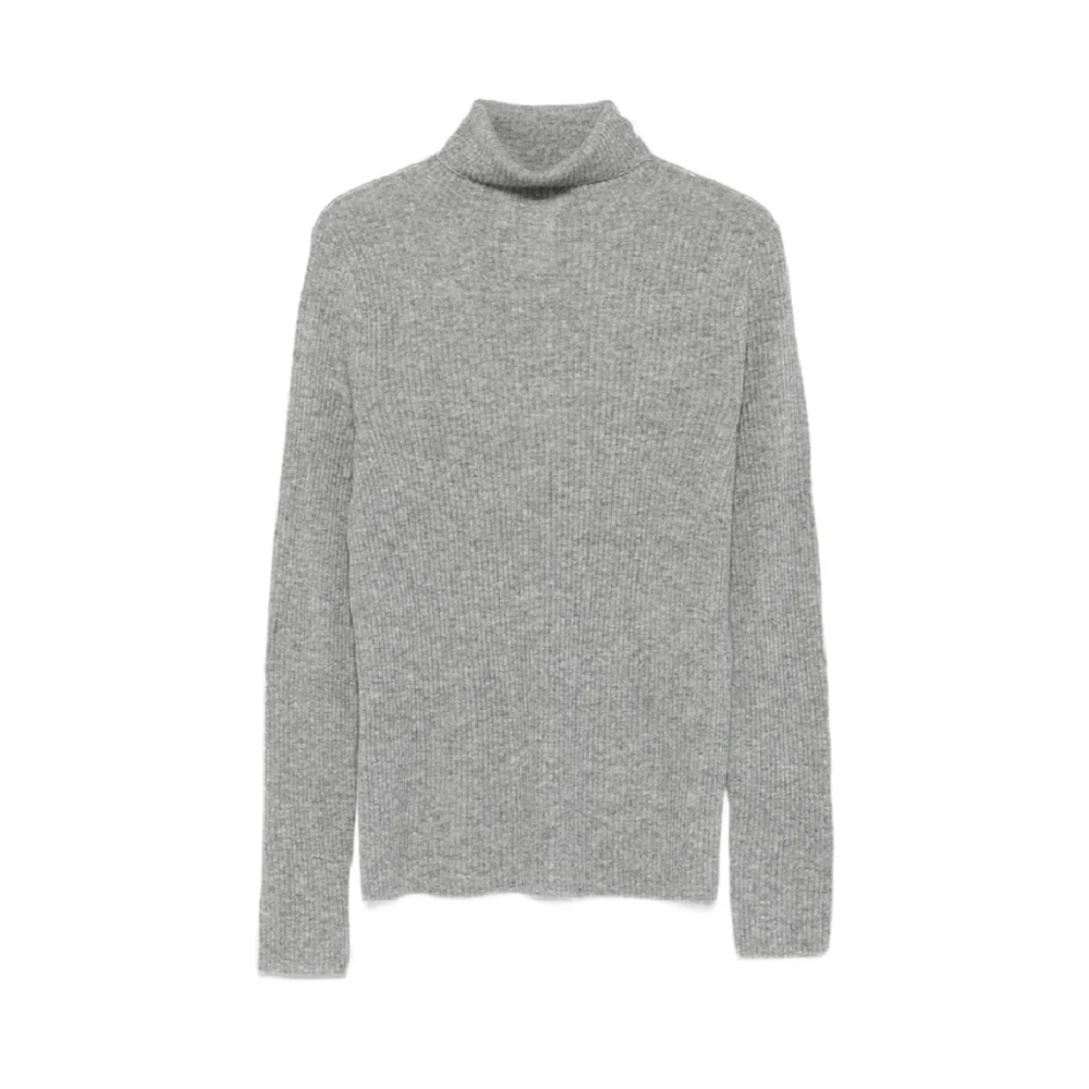 Fabiana Filippi Women's Gray Maglia Dolcevita - Turtlenecks - L - Knitwear