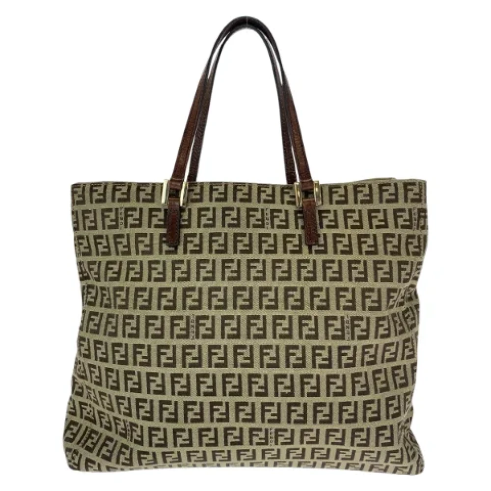 Fendi Vintage Pre-owned Canvas totes Brown Dames