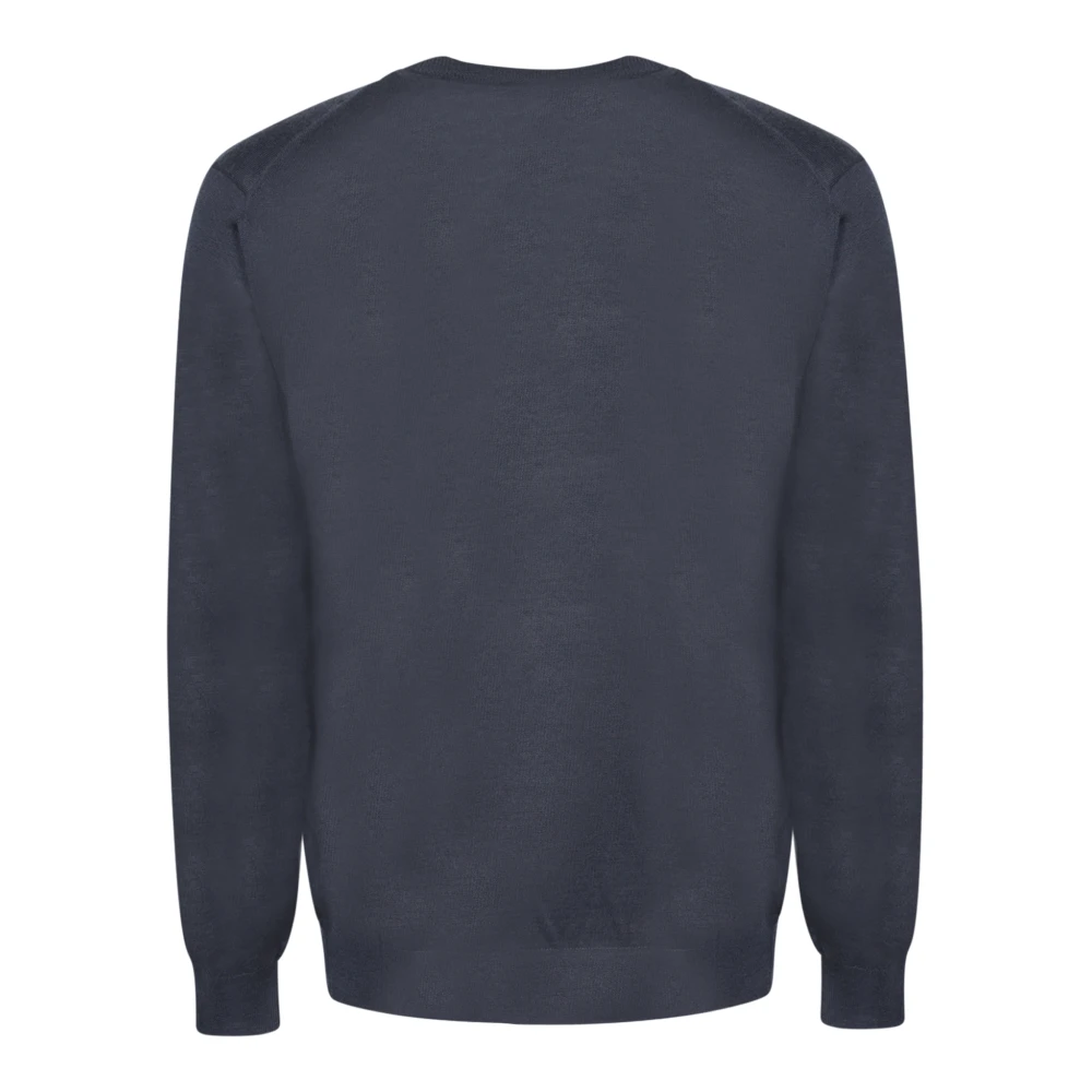 Dell'oglio Blauwe Kasjmier Gebreide Kleding voor Mannen Blue Heren