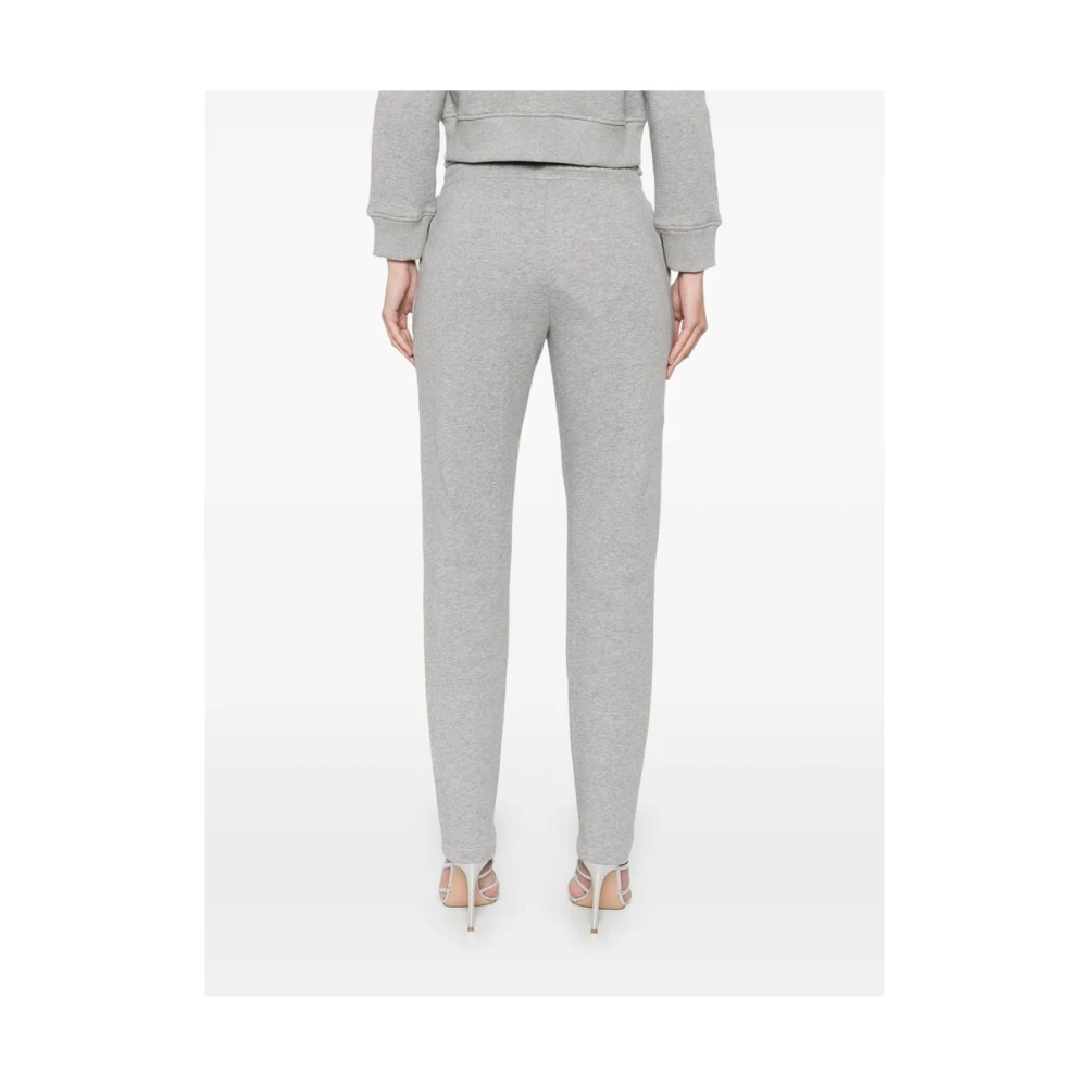 The Attico Heather Grey Elastische Taillebroek Gray Dames