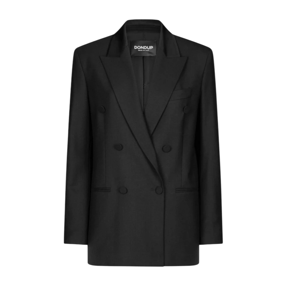 Dondup Donna Nero Giacche, S, New,