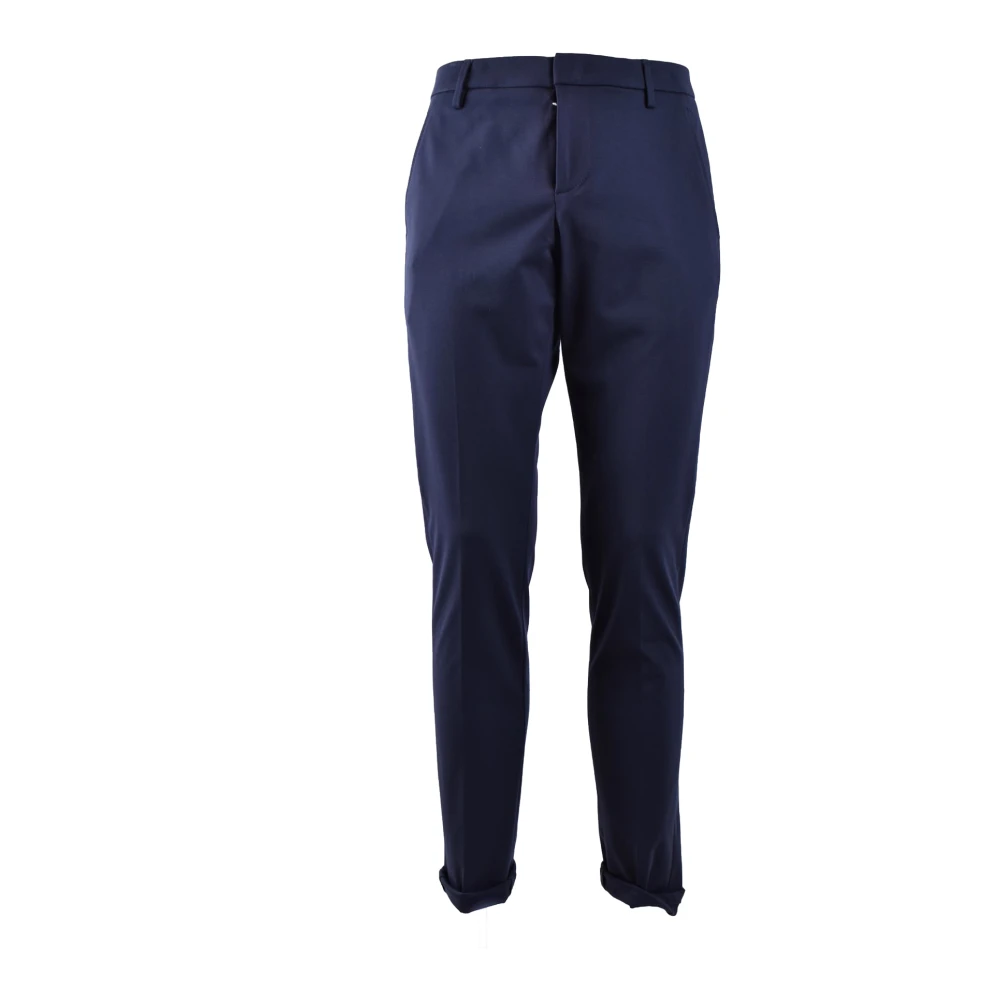 Dondup Men's Blue Slim-Fit Trousers, W31, Stylish Trousers