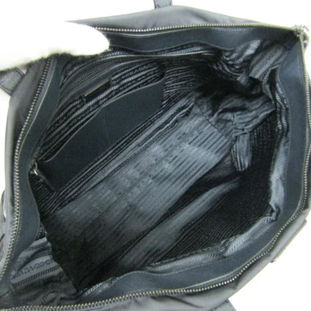 Prada Vintage Pre-owned Leather prada-bags Blue Dames