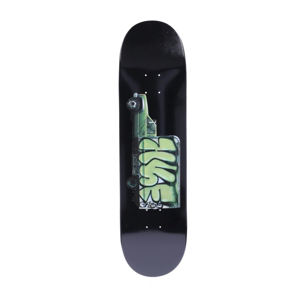 HUF Zwart Skateboard Deck met Remio Graphics Black Heren