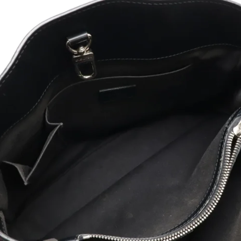 Louis Vuitton Vintage Pre-owned Leather handbags Black Dames