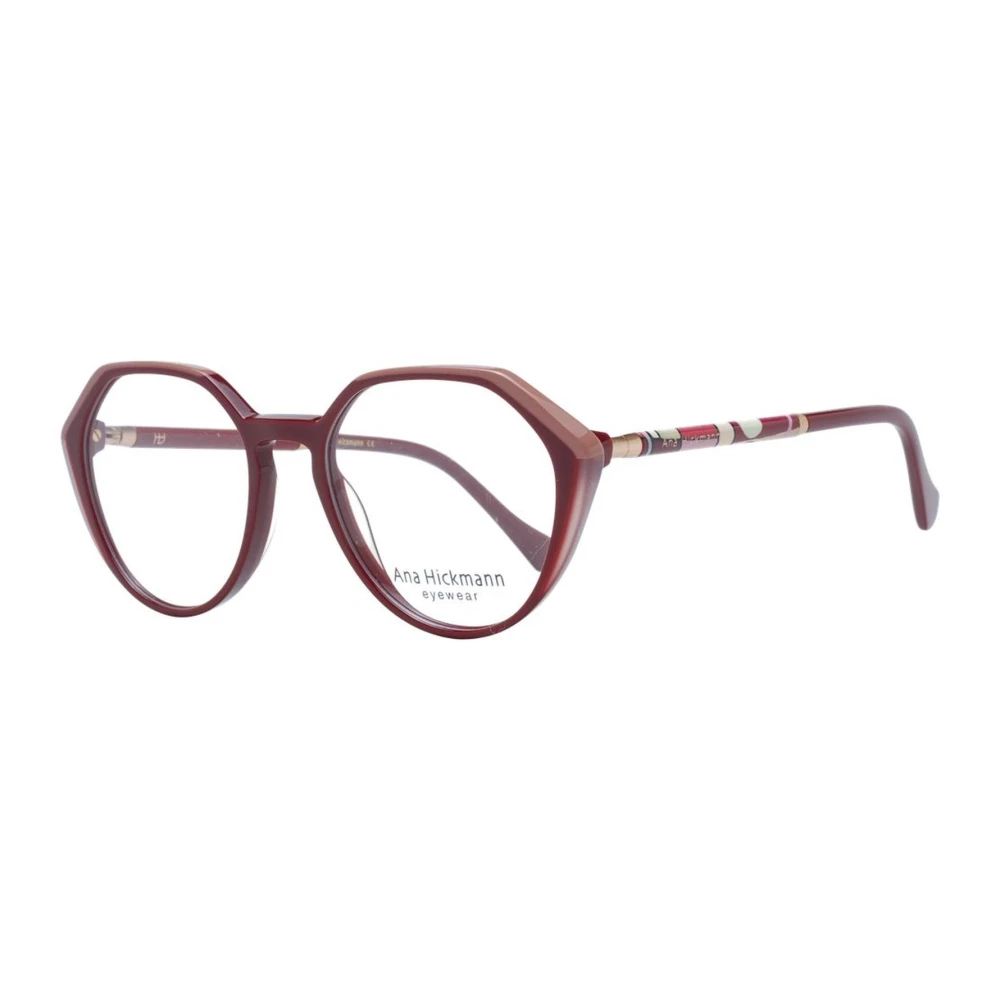 Ana Hickmann Rode Acetaat Optische Frames voor Vrouwen Red Dames