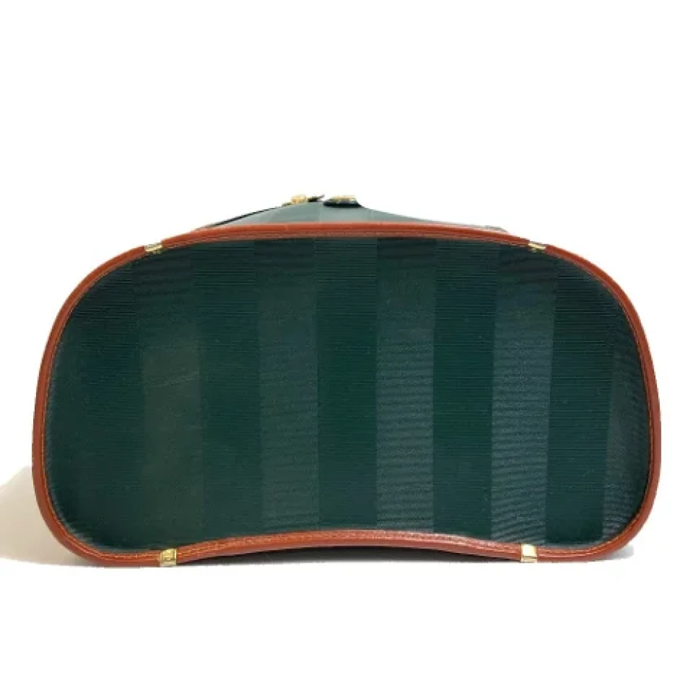 Fendi Vintage Pre-owned Leather fendi-bags Green Dames