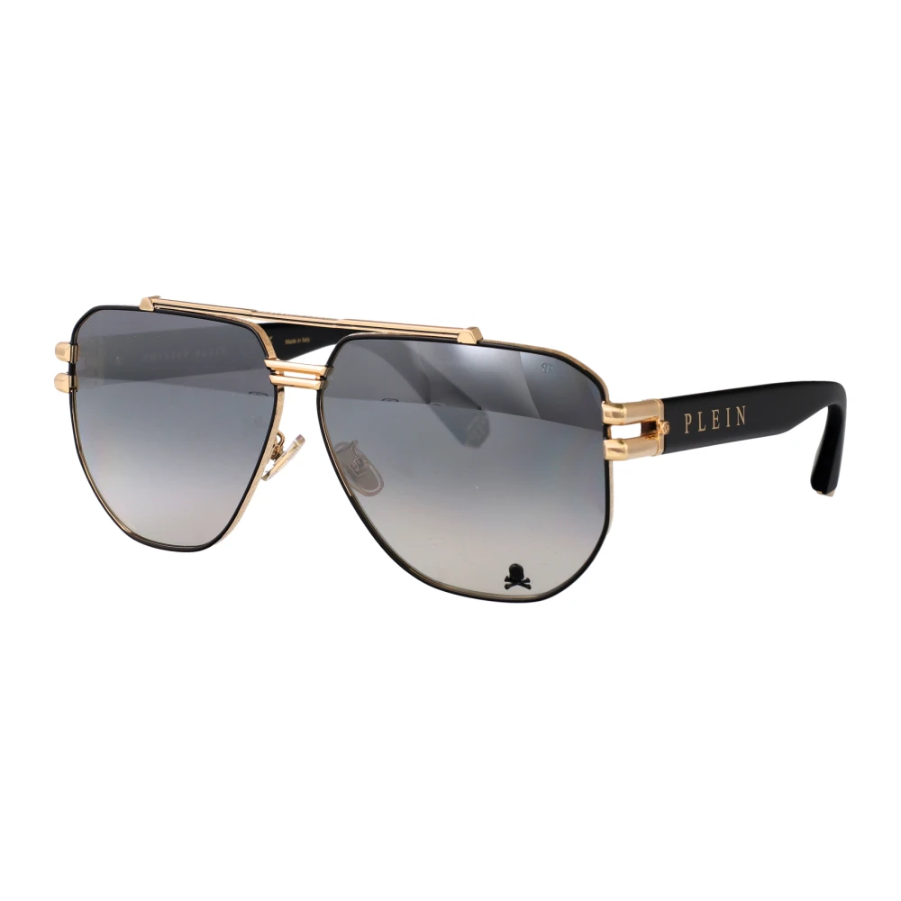 Philipp Plein Men's Black Iconic Sunglasses For Stylish Looks