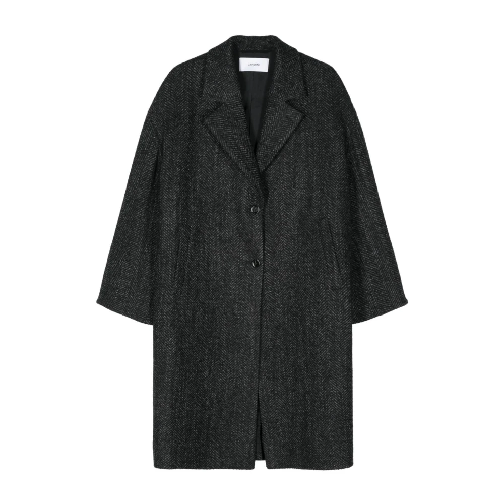 Lardini Zwarte Jassen Mantels voor Vrouwen Black Dames