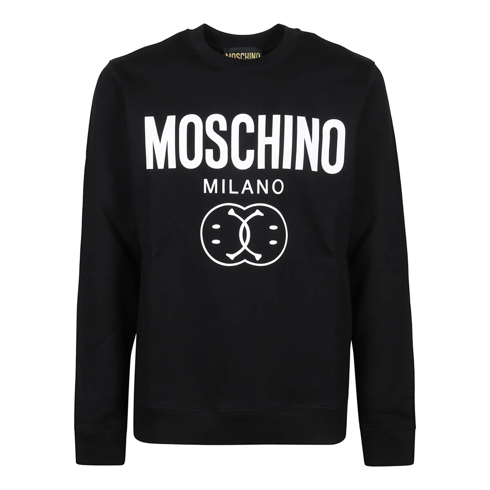 Moschino Nero Fantasia Sweatshirt Black Heren