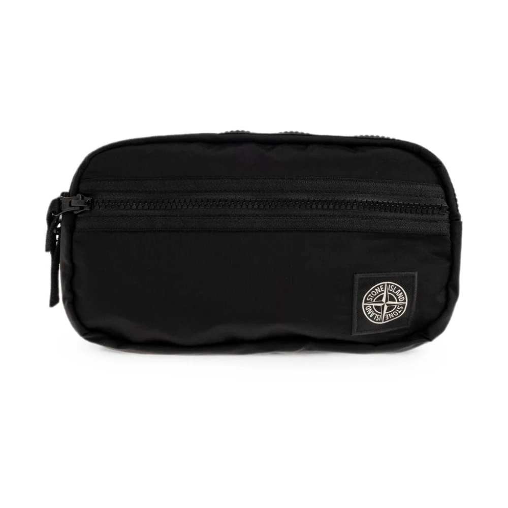 Stone Island , Bum Bags, Male, Black, One Size, Bags..