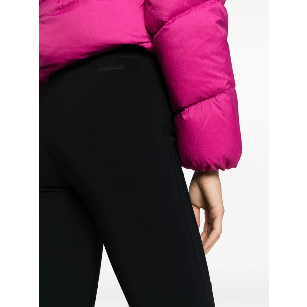 Filippa K Zwarte Hoge Taille Flared Broek Black Dames