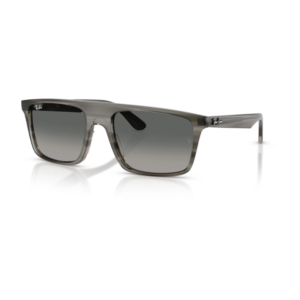 Ray-Ban Unisex Gray Sunglasses, 57 Mm, Square Sunglasses
