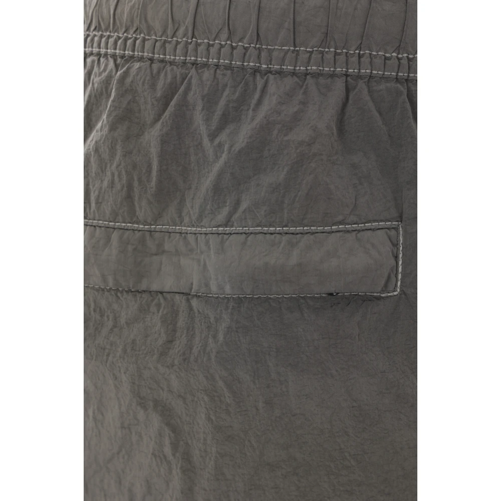 Stone Island Militair Groene Zwemkleding met Logopatch Green Heren