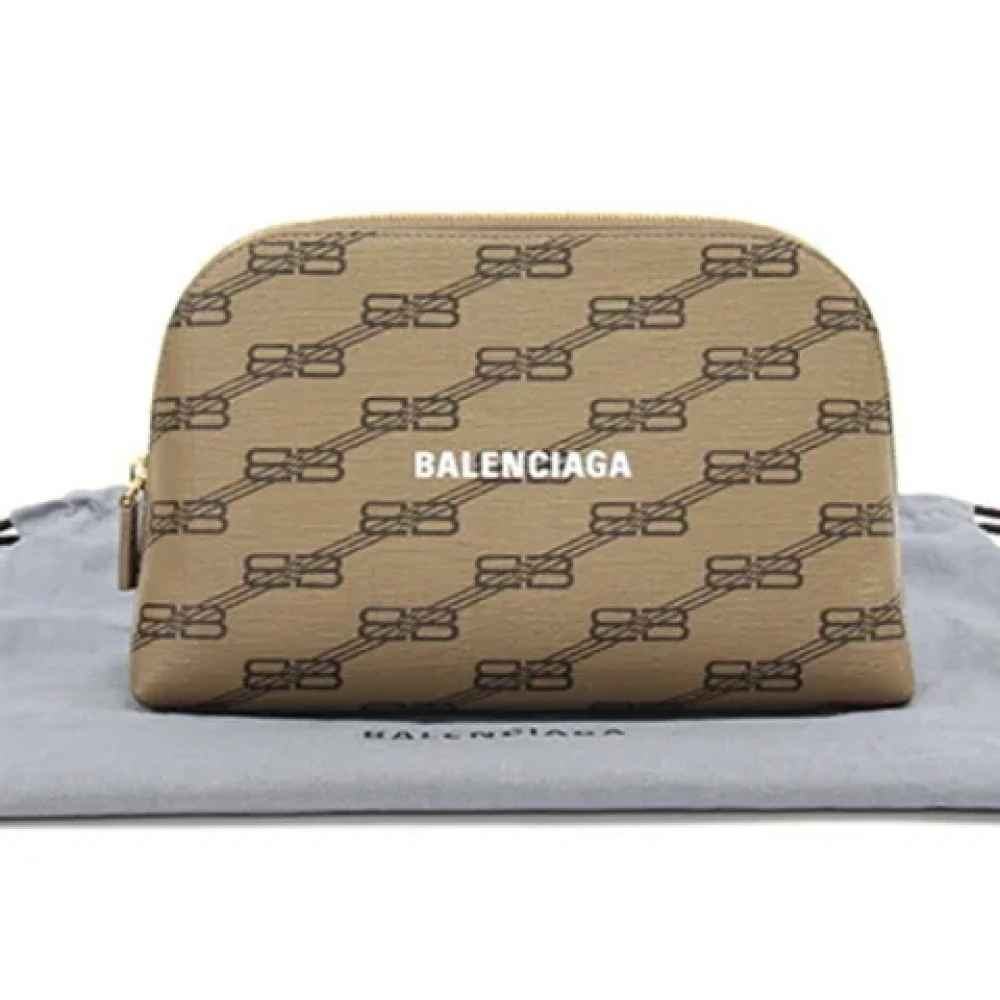 Balenciaga Vintage Pre-owned Leather clutches Brown Dames