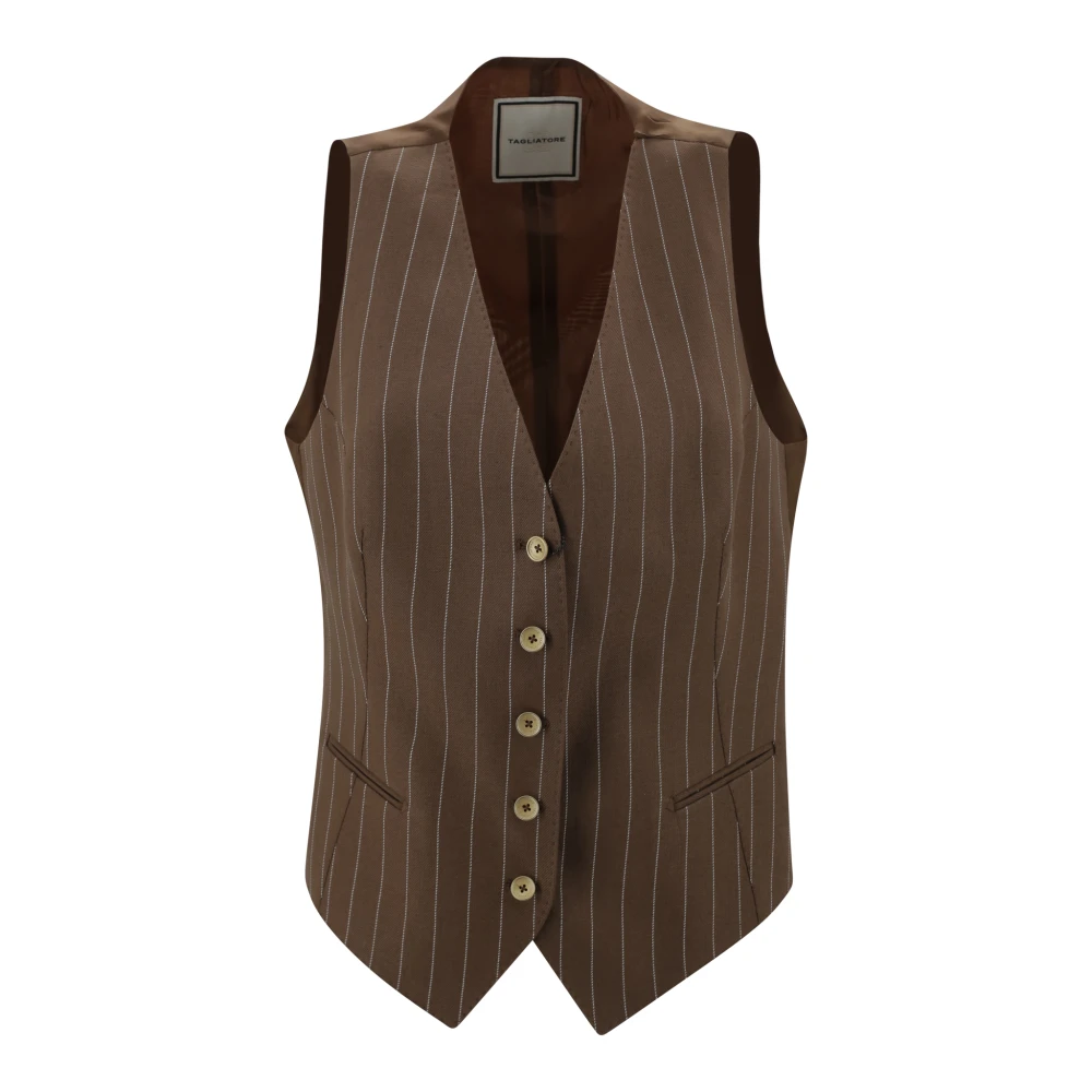 Jackets > Vests - - Tagliatore - Modalova