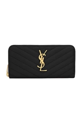 Monogram Zip Around Plånbok Cassandre Stil