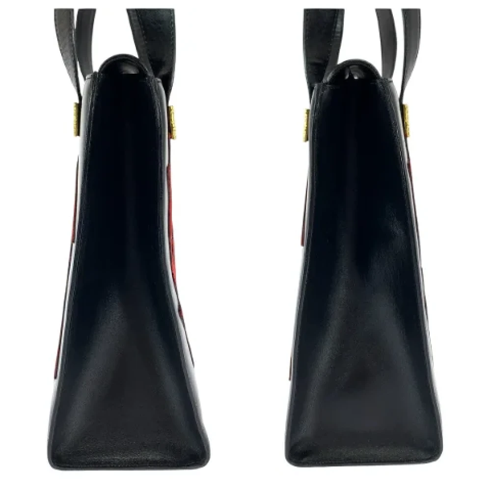 Celine Vintage Pre-owned Leather totes Black Dames