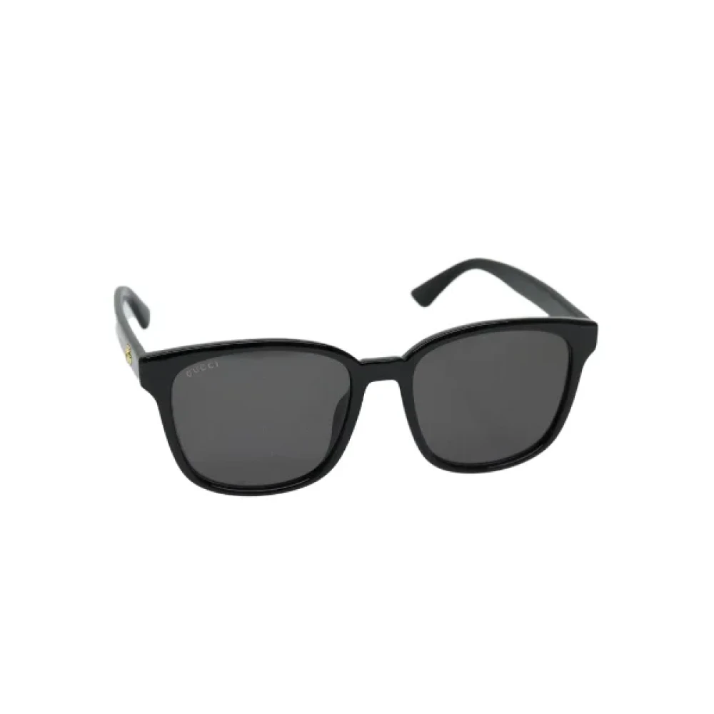 Gucci Vintage Pre-owned Plastic sunglasses Black Dames