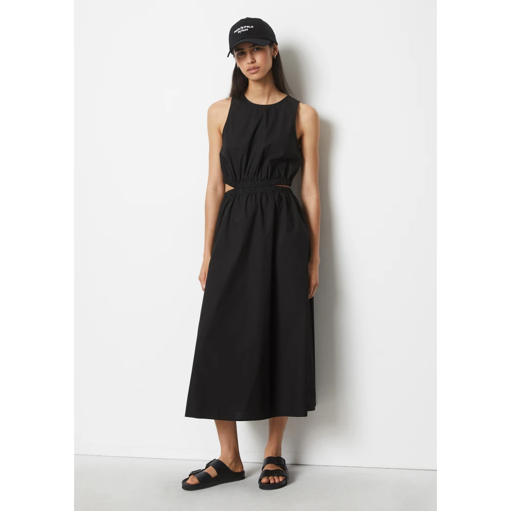 Marc O'Polo Jurk met uitsnijding Black Dames