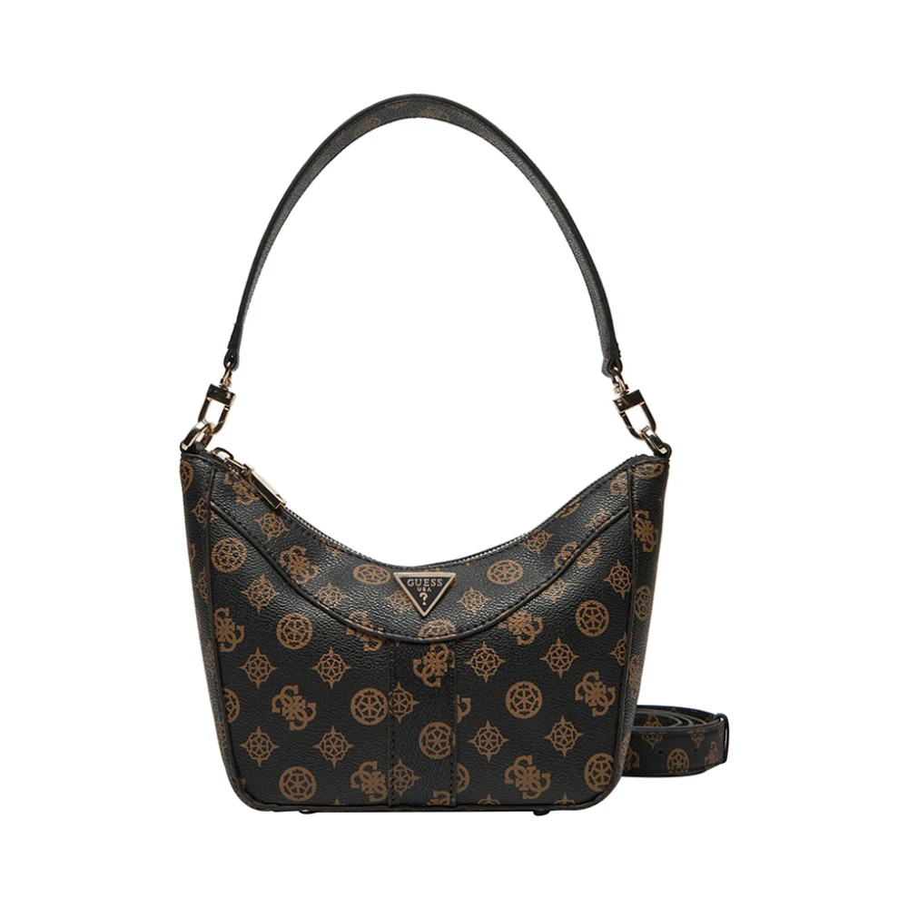 Guess Elegante Mocha Handtas met Gouden Details Brown Dames