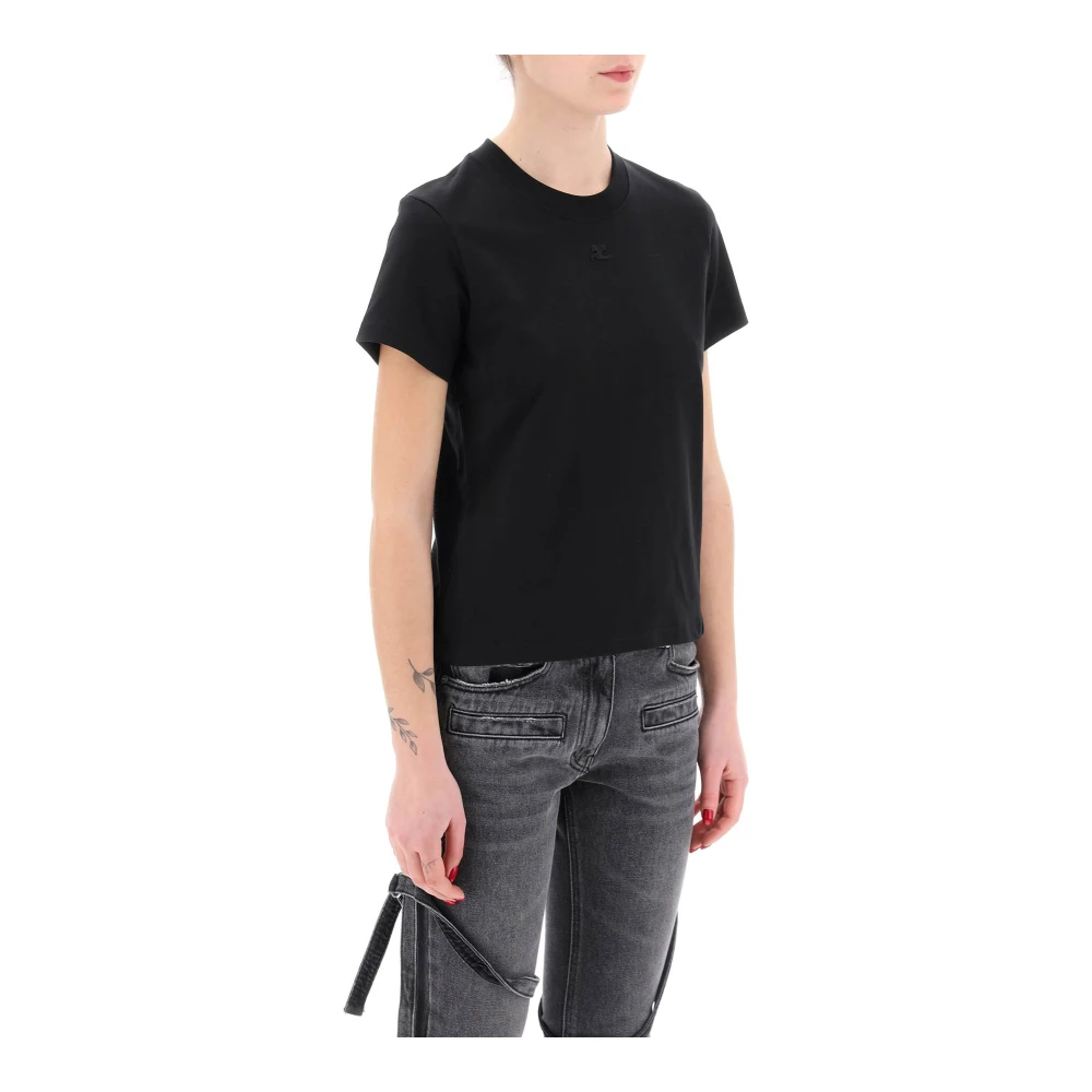 Courrèges T-Shirts Black Dames