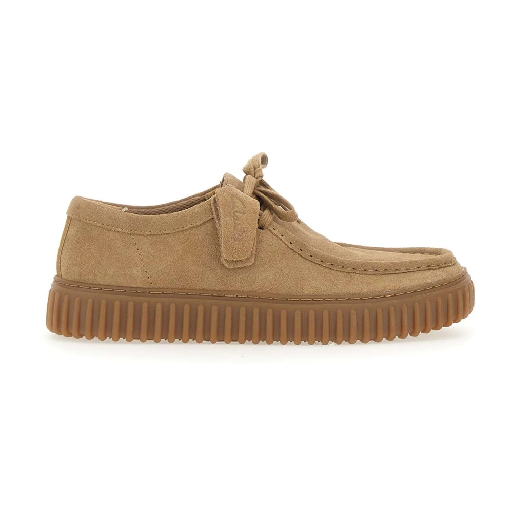 Clarks Men's Beige Laced Shoes, 8 Uk, Torhill Lo