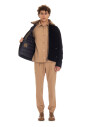 veste-bleue-a-zip-avec-col-shearling-detachable