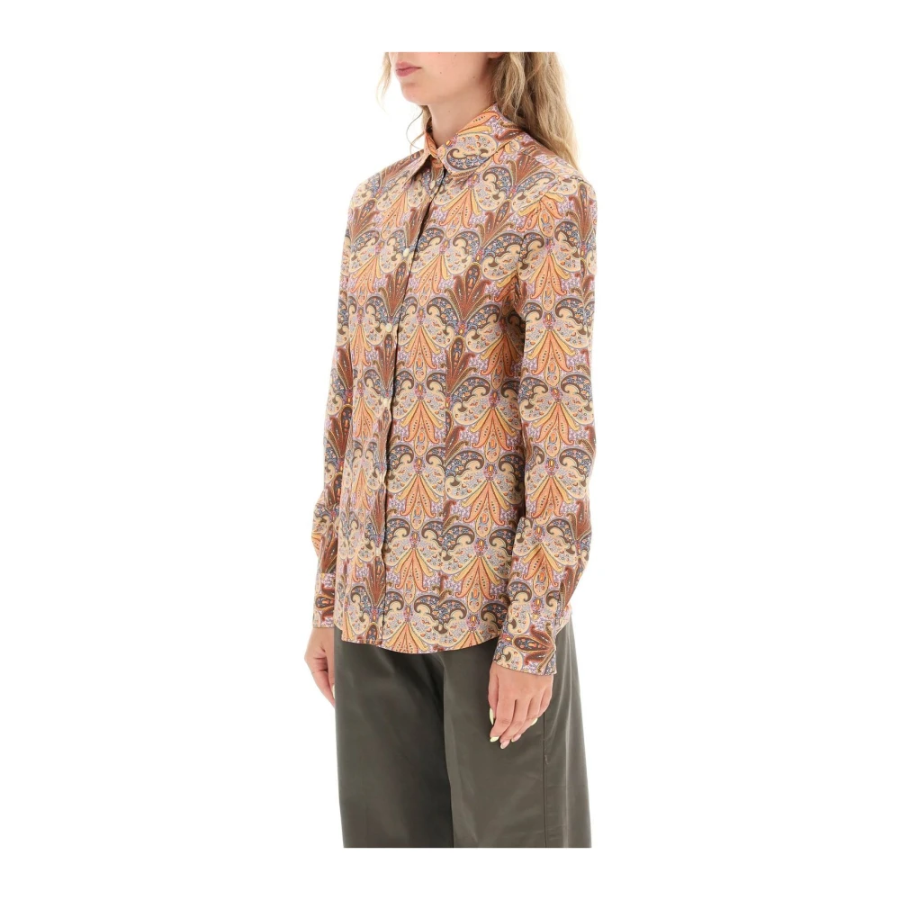 ETRO Casual Button-Up Overhemd Multicolor Dames