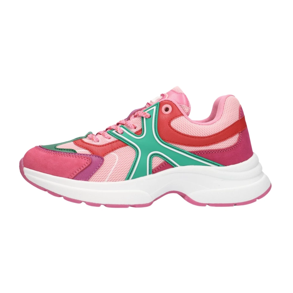 Mexx Lage sneakers Loyce Leer Dames Schoenen Veelkleurig Multicolor