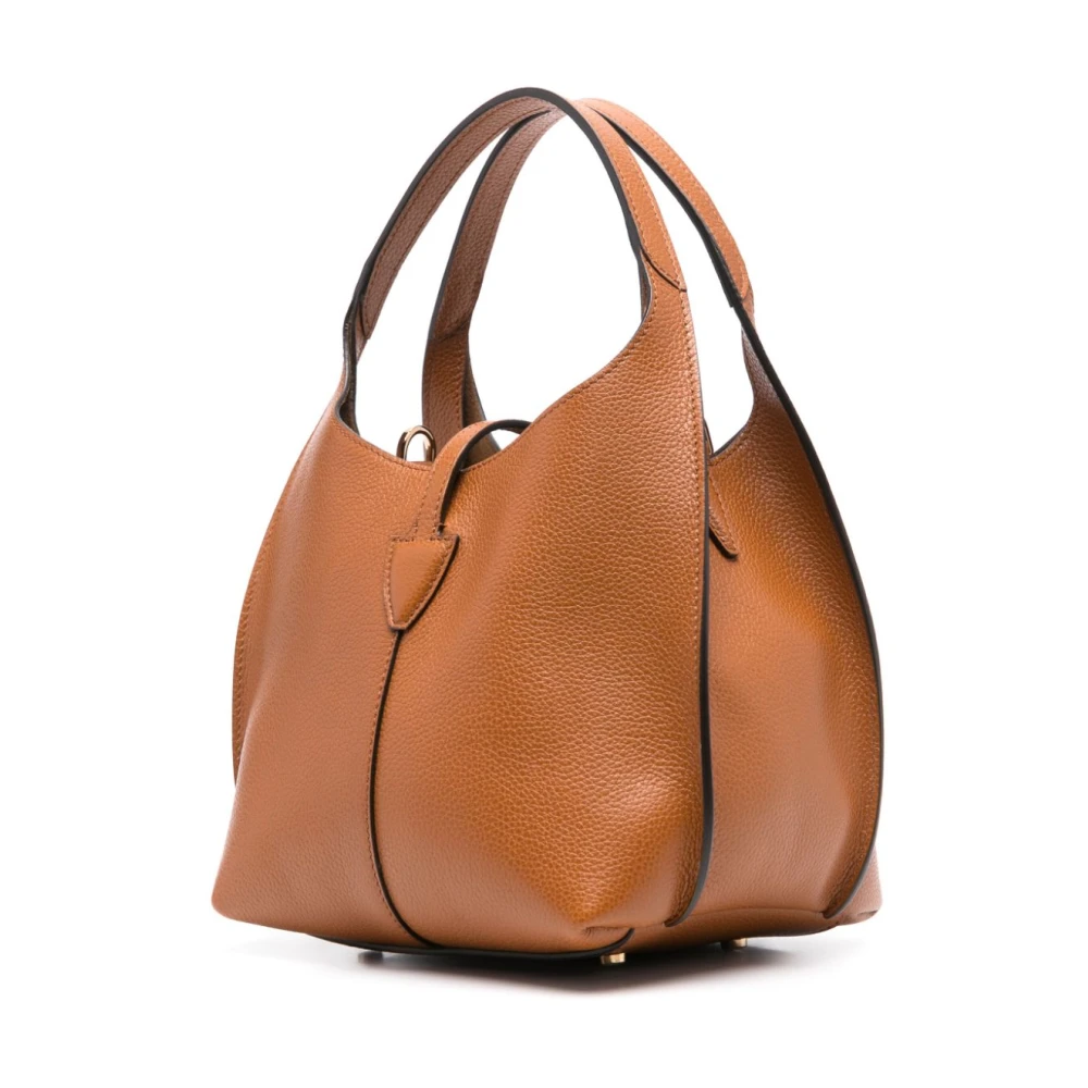 TOD'S Bruin Leren Schoudertas Brown Dames