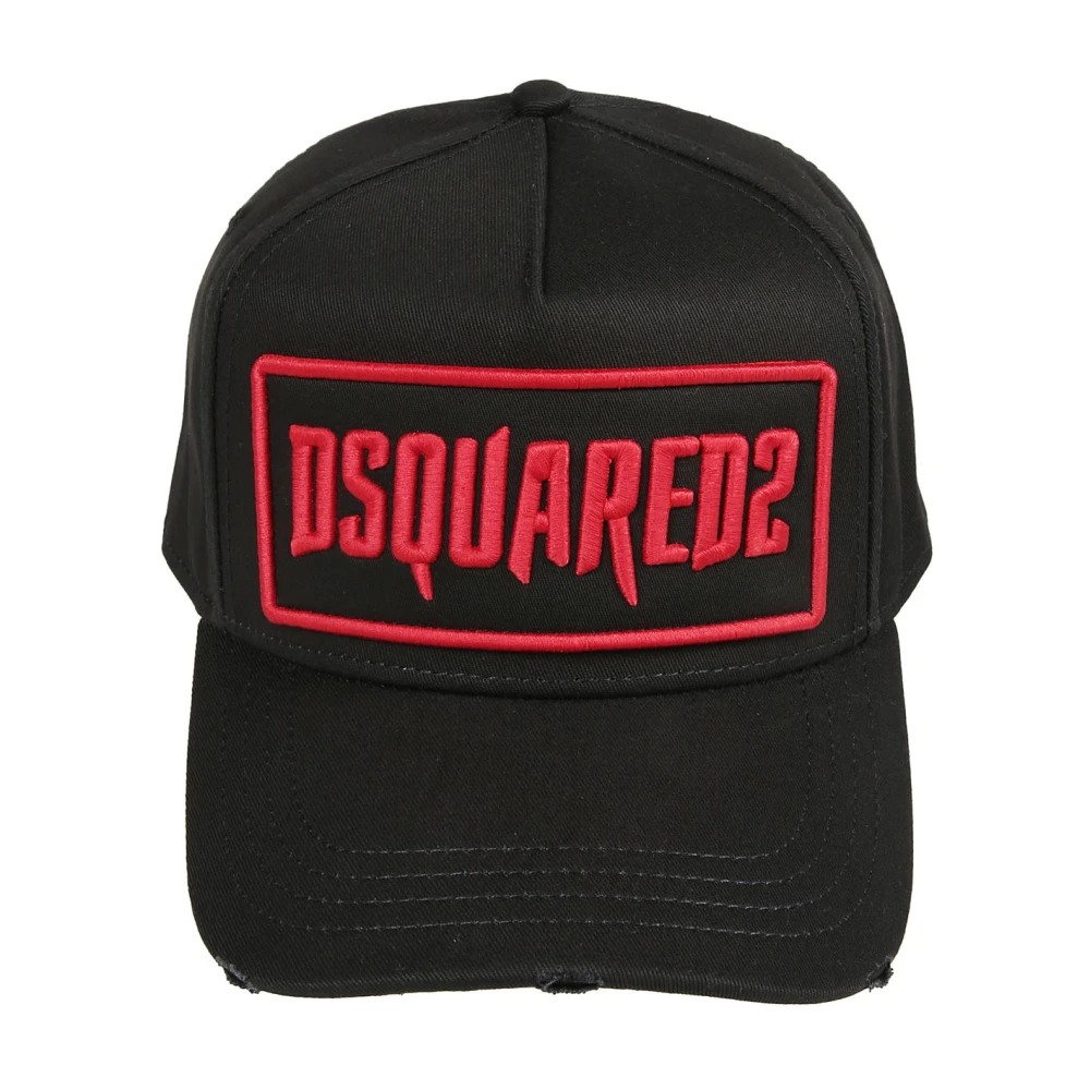 Dsquared2 Men's Black Caps, One Size, Stylish Hat For And Wo