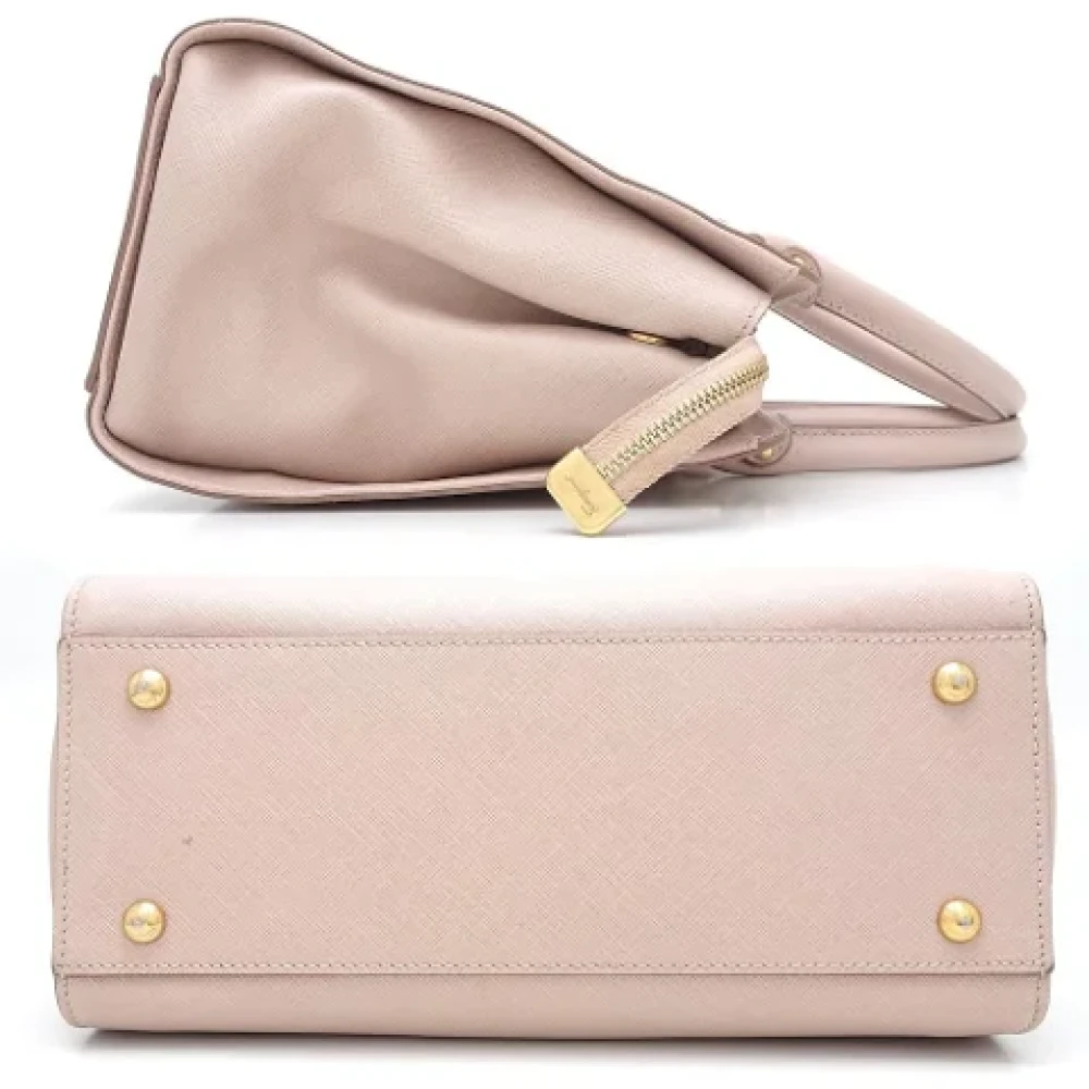 Salvatore Ferragamo Pre-owned Leather handbags Pink Dames
