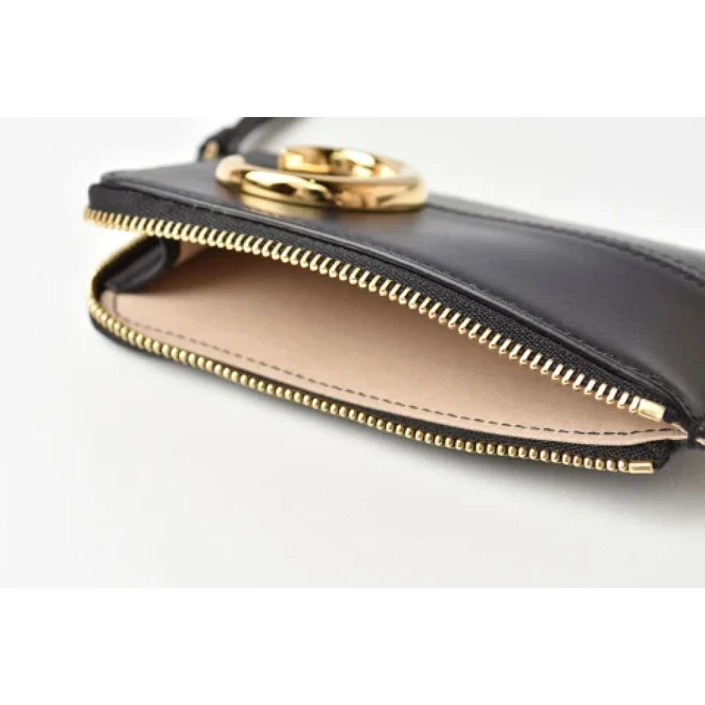 Chloé Pre-owned Leather wallets Black Dames
