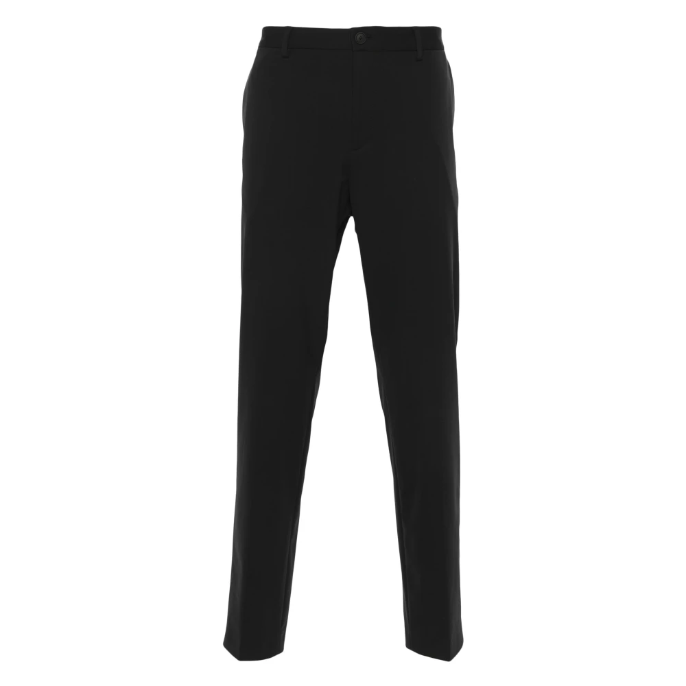 Hugo Boss Zwarte broek met persplooi Black Heren