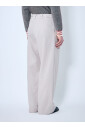 pantalon-en-tissu-uni-avec-revers