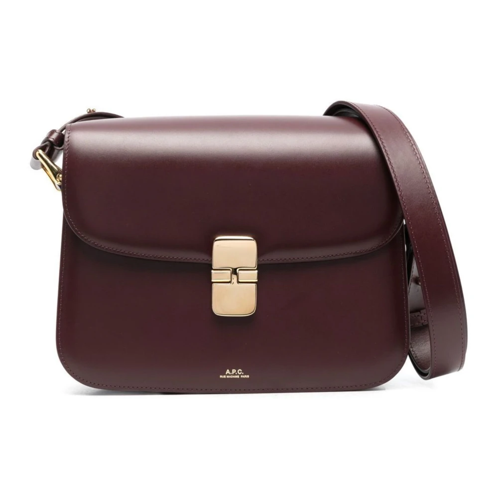 A.p.c. Women's Red Shoulder Bags, One Size, Grace Bag