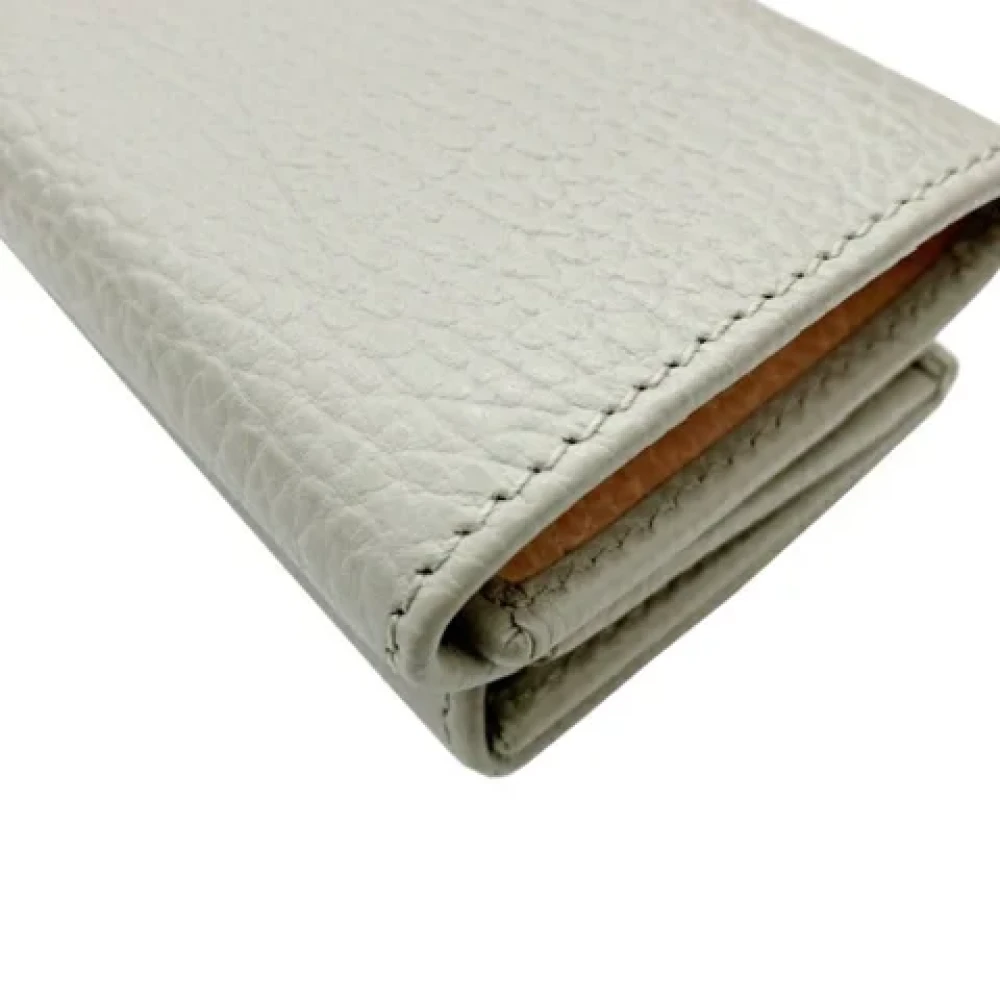 Gucci Vintage Pre-owned Leather wallets Gray Dames