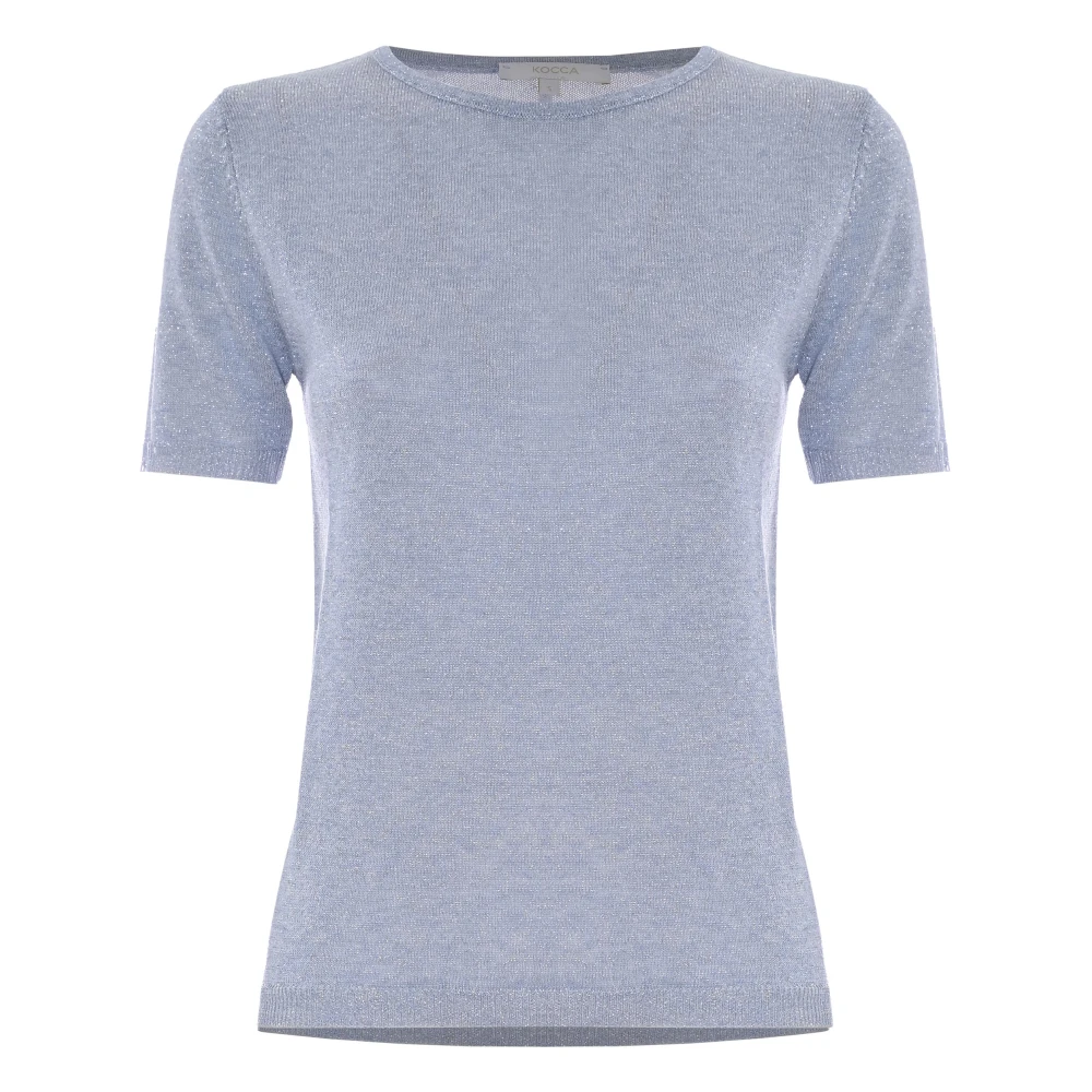 Kocca Stijlvolle ronde hals knitwear Blue Dames
