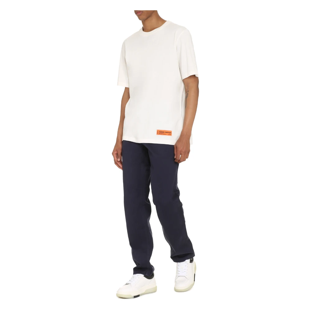 Heron Preston T-shirt met geribde halslijn Multicolor Heren