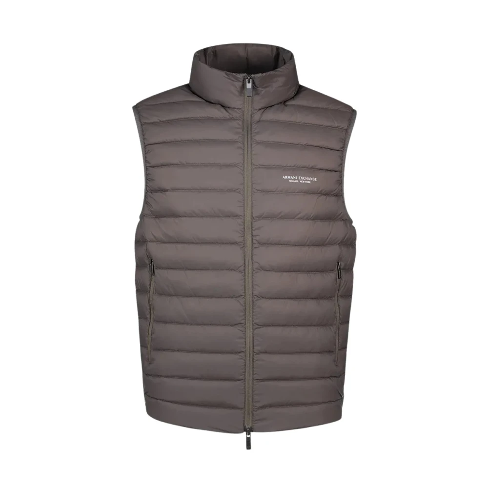 Armani Exchange Hombre Gris - Chaleco Acolchado De Plumas - Jackets - L