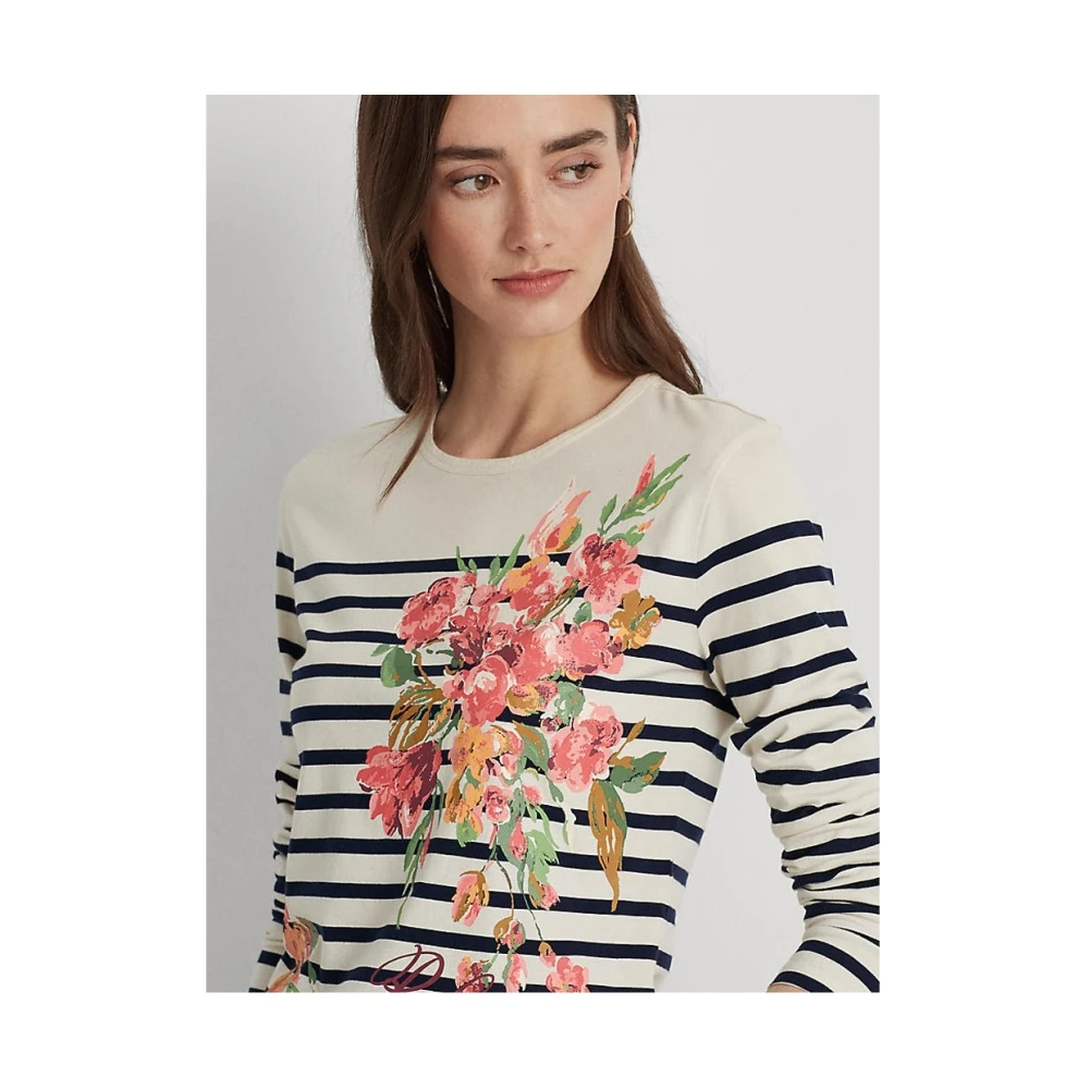 Ralph Lauren Bloemen lange mouwen T-shirt Multicolor Dames