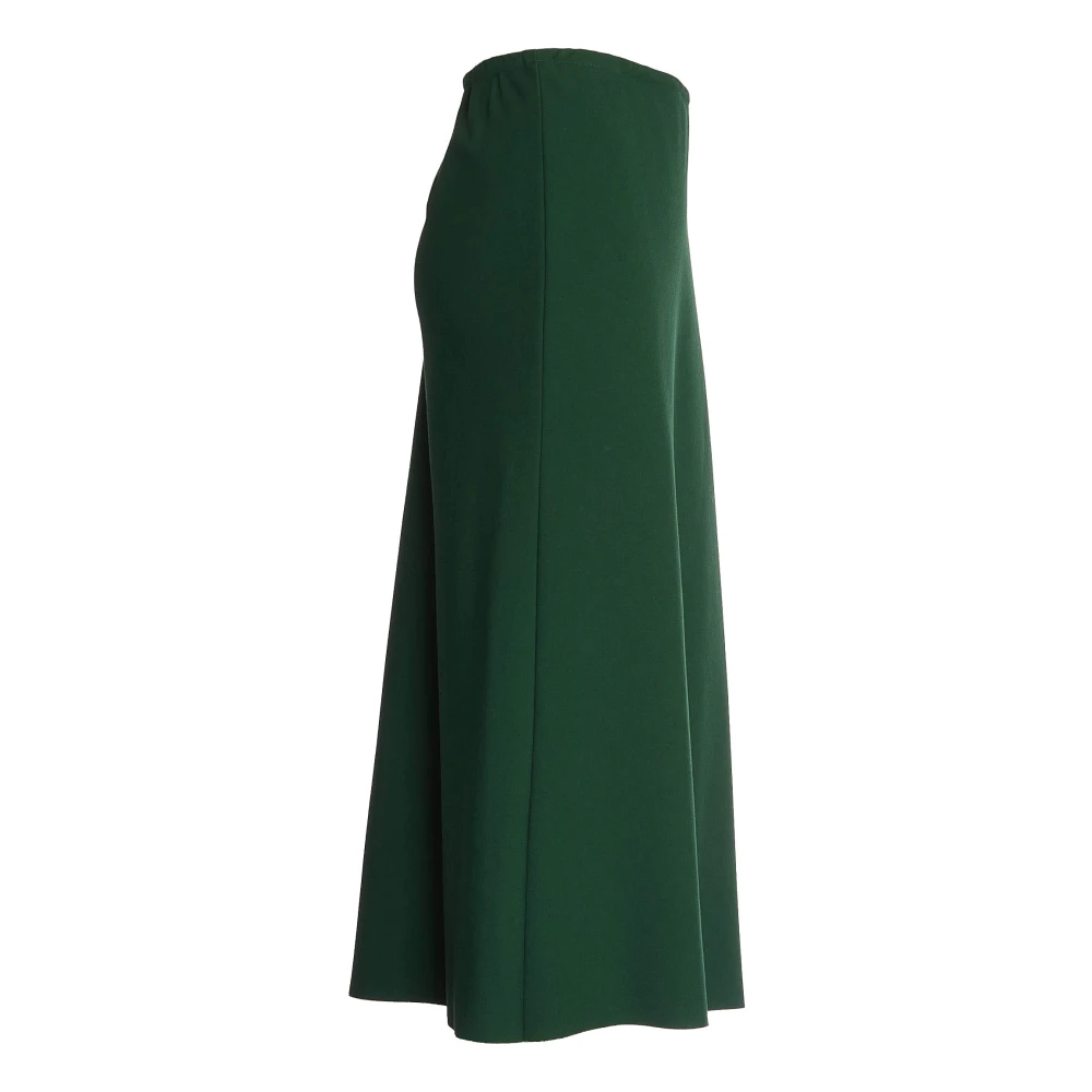 Dries Van Noten Groene Gerende Rok Aw24 Green Dames